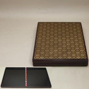 茶道具 菓子器 喰籠 朱塗り 金網目 木質製 喰篭 喰ろう じきろう 朱塗