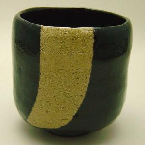 茶道具 抹茶茶碗 黒楽茶碗 富士 佐々木松楽作 上作数印 茶道 : 茶道具