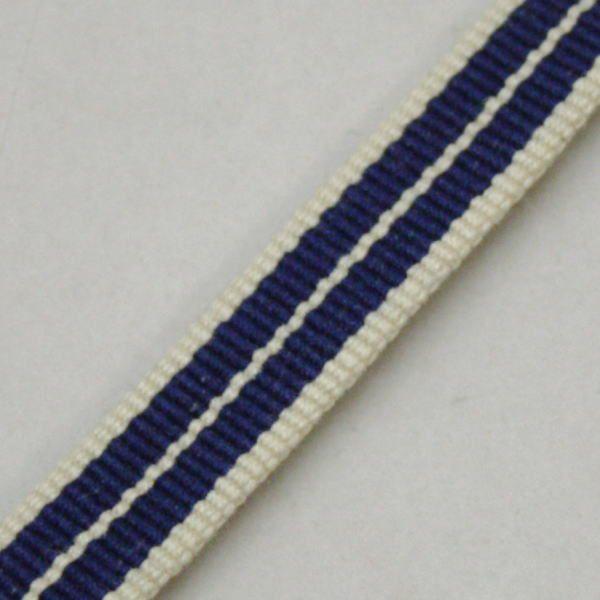 茶道具 真田紐 木綿袋紐 筋文 12mm巾 １ｍ単位カット売り 茶道