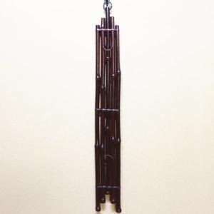染竹 垂撥 スイハツ 5本組 竹製 垂発 短冊掛け 花入掛け 扇子掛 扇掛け
