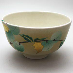 茶道具 抹茶茶碗 柿 通次阿山作 かき 茶道 : 茶道具いまや静香園 茶道具 抹茶茶碗 柿 通次阿山作 かき 茶道 : 茶道具いまや静香園