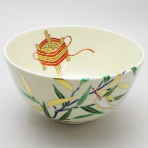 茶道具 抹茶茶碗 七夕の絵 山本閑人作 茶道 : 茶道具いまや静香 茶道具 抹茶茶碗 七夕の絵 山本閑人作 茶道 : 茶道具いまや静香
