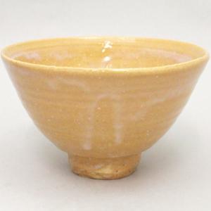 時代抹茶茶碗　茶道具　骨董　〈検 萩焼　京焼　志野焼　粉引　出雲焼　李朝 茶道具 抹茶茶碗 萩焼き 枇杷色 井戸型 吉野桃李作 桃李窯 茶道