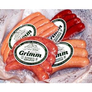 ドイツ国際コンテスト金メダル受賞Grimmのソーセージ金賞を受賞したソーセージ４種類のセット