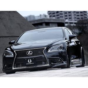 レクサスLS 40系3型 純VIP エアロ専用ループマフラー エイムゲイン