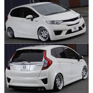 フィット GE8・9/RS 前期 エアロ3点セット 塗装済 ランドスタイル 乱人