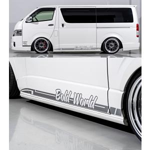 ハイエース200系（4.5.6.7型/ナロー車） 純VIP LIP サイドステップ ※車