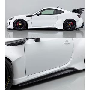 BRZ(ZC6) カーボン サイドステップスポイラー 左右セット : エアロ