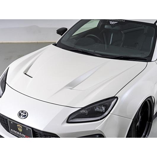 GR86　ZN8型　エイムゲインGT ワイドフェンダーver.【FRP】　レーシングボンネット　※車...