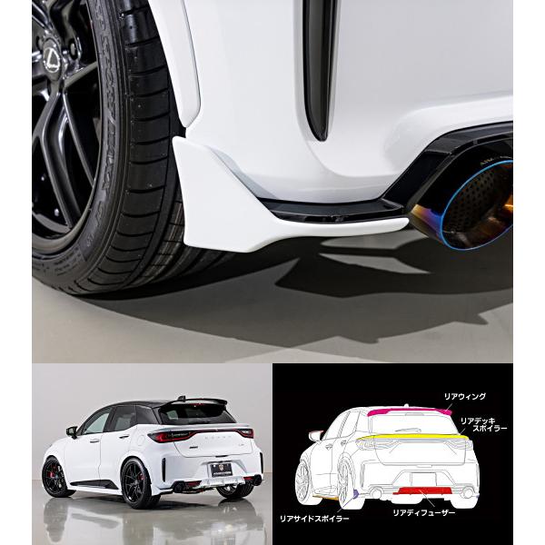 レクサスLBX　4BA-GAYA16 (MORIZO-RR)　エイムゲインスポーツ【FRP】　リアサ...