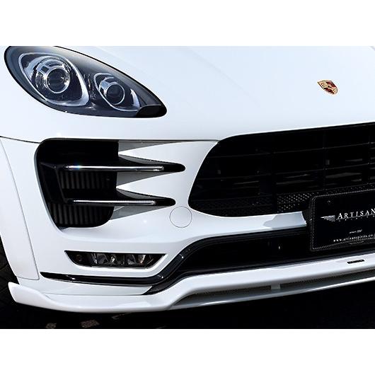 ポルシェ　マカン・ターボ　スポーツライン　ブラックレーベル　フロントアンダー　アーティシャンスピリッ...