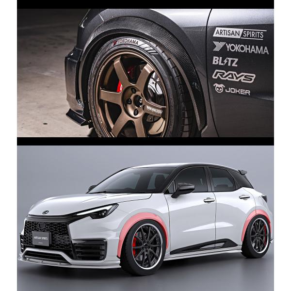 レクサスLBX　4BA-GAYA16　スポーツライン ブラックレーベル【FRP】　オーバーフェンダー...