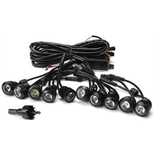 レクサスRX　10系後期　20系ルック　エアロ　デイライト　計10個　クラフテック