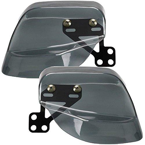 XSAJU ナックルガード スモーク バイザー ハンドガード ハンドルカバー 汎用 バイク・スクータ...