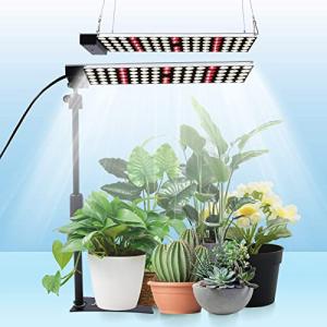 JCBritw 50W 植物育成ライト スタンド付き LED 白いフルスペクトルLED植物ライト 室内栽培 苗木栽培 顕花植物栽培向け水耕栽培ラ｜imi-store