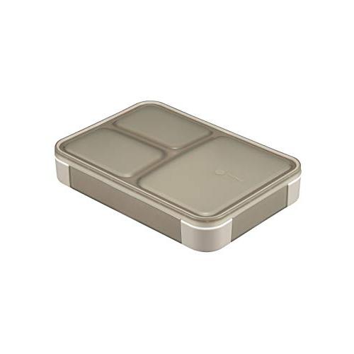 シービージャパン 弁当箱 抗菌 グレーベージュ 薄型 フードマン 600ml DSK