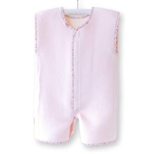 hugmamuR はぐまむ 綿毛布 スリーパー ロンパース 2way  フラワリー ピンク) 6905-09