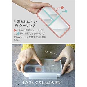 シービージャパン 弁当箱 抗菌 ライトグレー ...の詳細画像5