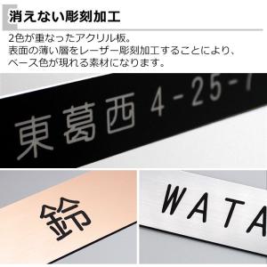 表札 シール 貼るだけ プレート マンション ...の詳細画像5