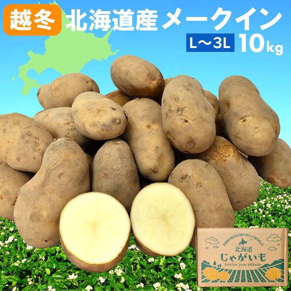 ★越冬品★北海道産メークイン ＬMサイズ 10ｋｇ
