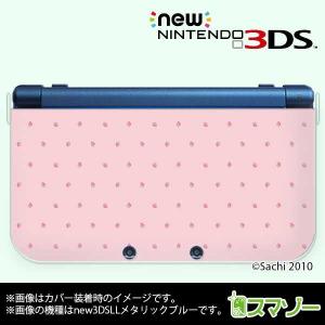 (new Nintendo 3DS 3DS LL 3DS LL ) かわいいGIRLS 11 いちごドット ピンク スイーツ カバー｜imobilestore