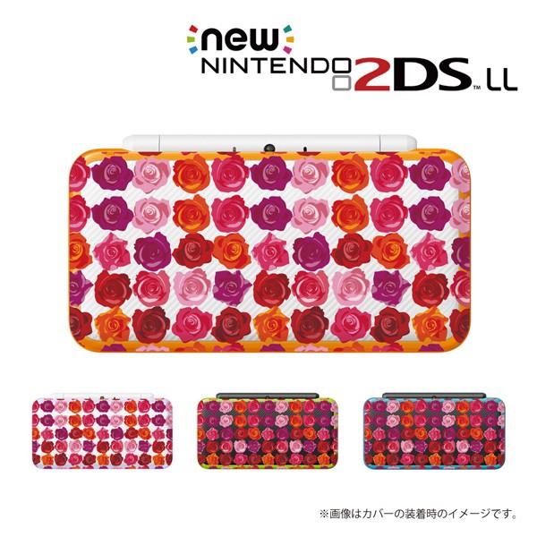 new NINTENDO 2DS LL カバー ケース ハード クリアデザインケース / ローズ ピ...