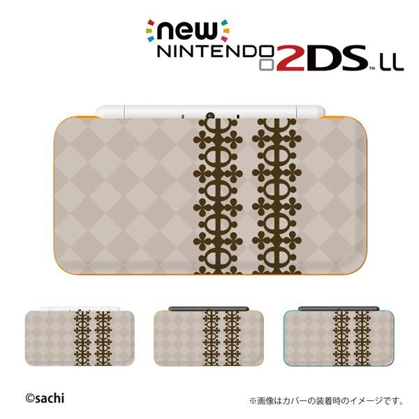 new NINTENDO 2DS LL カバー ケース ハード / かわいいGIRLS 23 レース...