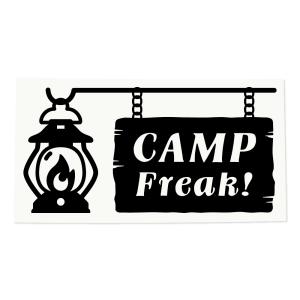 CAMPステッカー 【CAMP Freak!】 キャンプステッカー / アウトドア OUTDOOR《カラー選べます》｜imoninn-shop