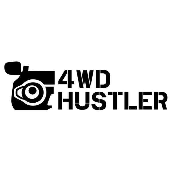 ハスラー / SUZUKI HUSTLER / カッティングステッカー（4WD HUSTLER） 《...