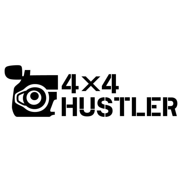 ハスラー / SUZUKI HUSTLER / カッティングステッカー（4×4 HUSTLER） 《...