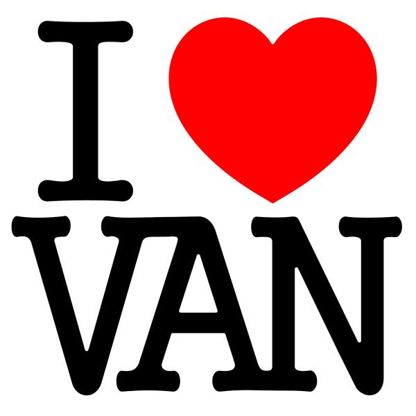 I LOVE VAN ステッカー デカール バンライフ （Ａ：正方形タイプ） エヌバン エブリイ ハ...
