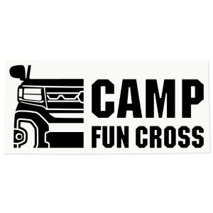 タント Fun Cross ステッカー / ファンクロス （CAMP） 《カラー選べます》｜imoninn-shop