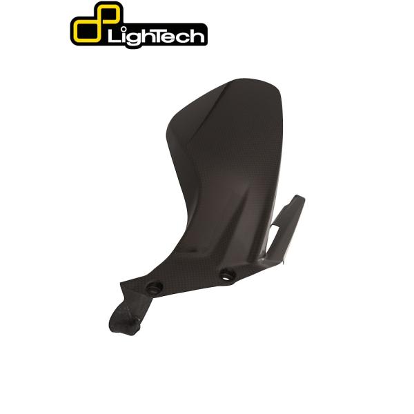【正規輸入代理店】LighTech - ドライカーボン チェーンカバー付きリアマッドガード (艶なし...