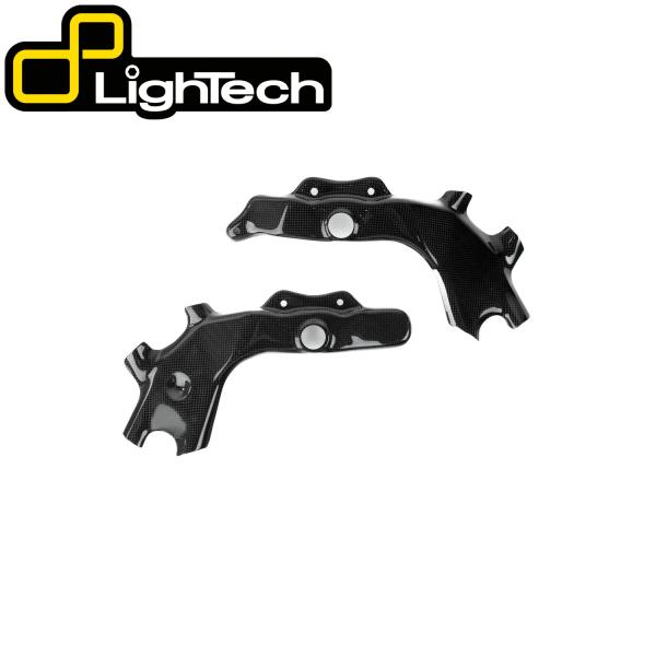 【国内在庫】LighTech - ドライカーボン フレームプロテクター (艶あり) NINJA ZX...