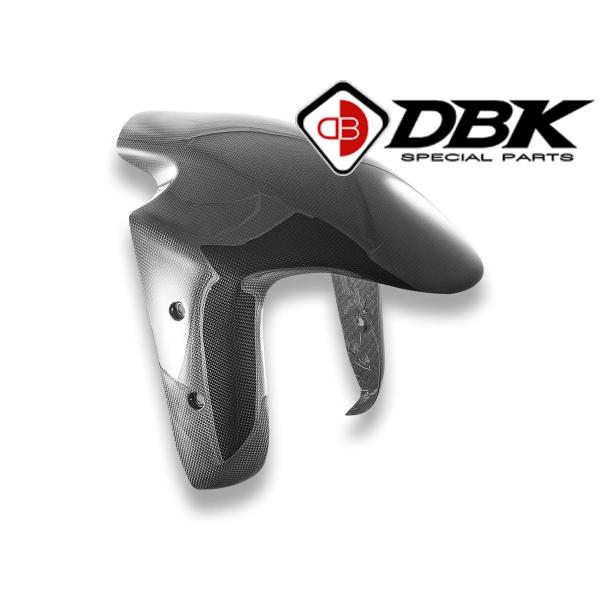 【正規輸入代理店】DUCABIKE (DBK) - ドライカーボン フロントマッドガード (艶あり)...
