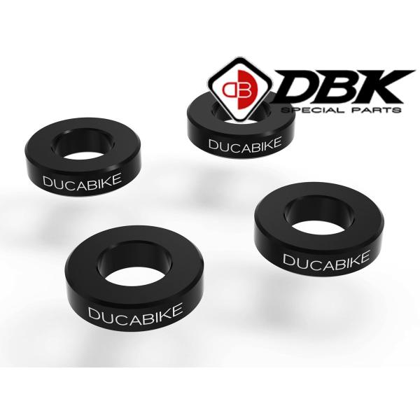 【国内在庫】DUCABIKE (DBK) - フロント ブレーキキャリパー スペーサー ブラック