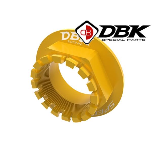 【正規輸入代理店】DUCABIKE (DBK) - 右側 リアアクスルナット ゴールド