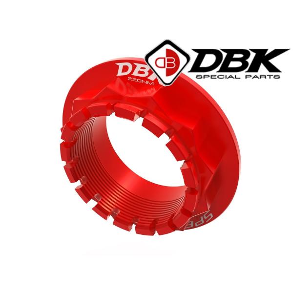【国内在庫】DUCABIKE (DBK) - 右側 リアアクスルナット レッド