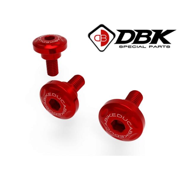 【国内在庫】DUCABIKE (DBK) - リアマッドガード用 ボルトキット レッド
