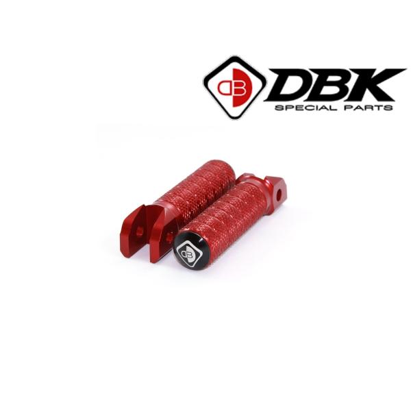 【正規輸入代理店】DUCABIKE (DBK) - ライダー＆タンデムステップバー レッド