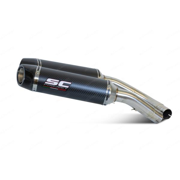 【国内在庫】SC-PROJECT - オーバル ツイン スリップオンサイレンサー YZF-R1 '0...