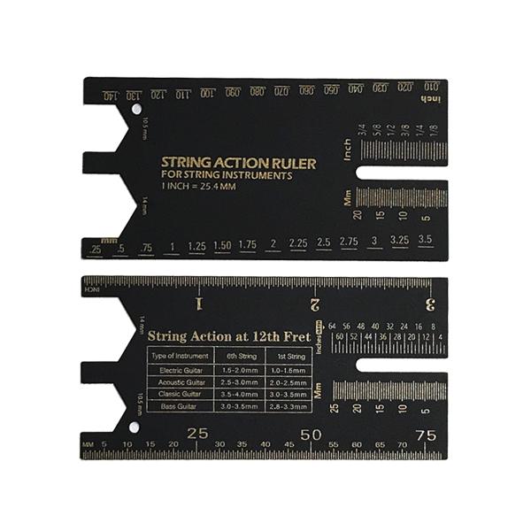 SALE チューニング ギター 弦高 チェッカー Pro 弦 調整 ゲージ GUITAR メンテナン...