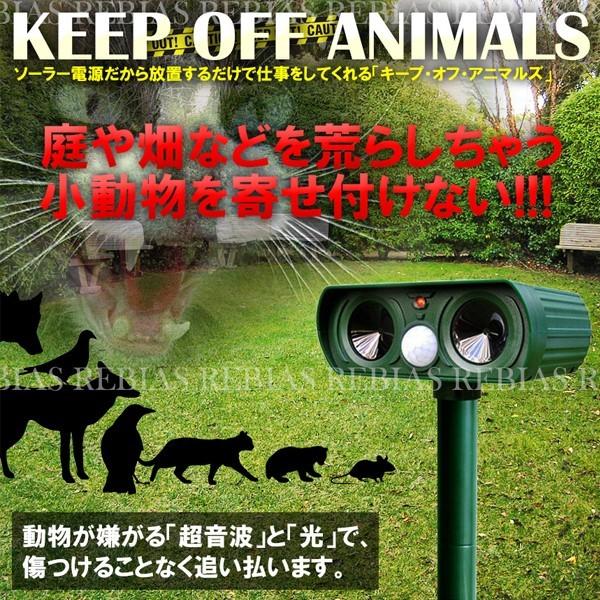 害獣駆除 超音波 ソーラー 太陽光パネル ネコ カラス ネズミ もぐら アニマル