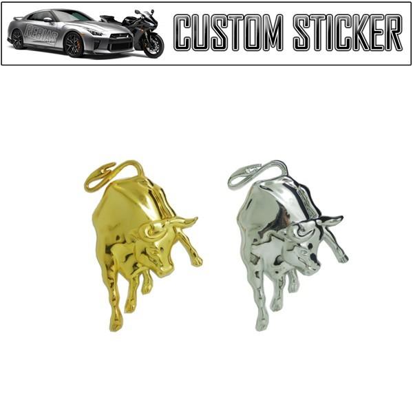 ブル 牛 エンブレム スポーツカー ドレスアップ カスタム ステッカー bull