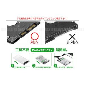 ポータブル SSD スケルトン ケース 透明 ...の詳細画像1