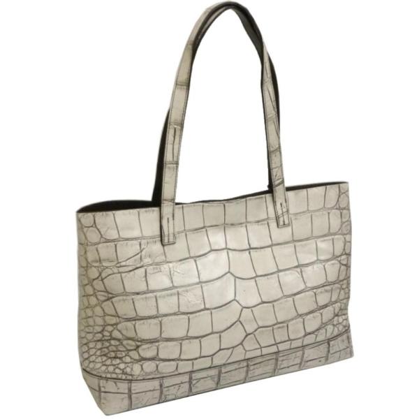 本革 マット クロコダイルバッグ レディ−ス トート ワニ革 本物 4149