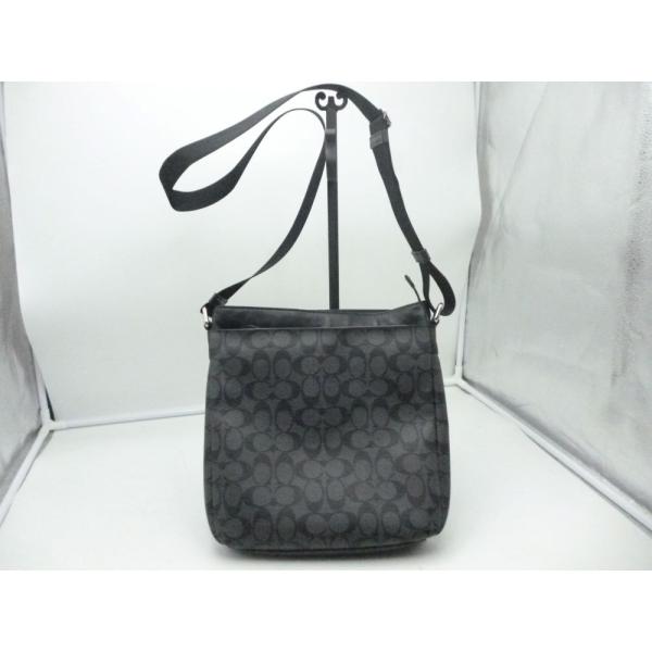 COACH コーチ チャールズ シグネチャー ショルダーバッグ 斜め掛けショルダー PVC レザー ...