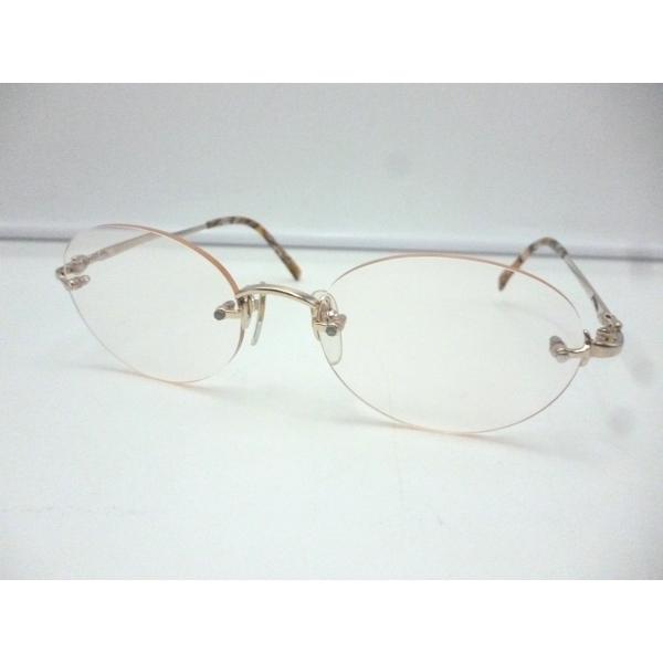 GUCCI グッチ メガネ 度入り GG3701 オーバル リムレス