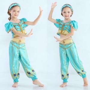 ジャスミン ドレス 子供 コスプレ 衣装 豪華...の詳細画像1