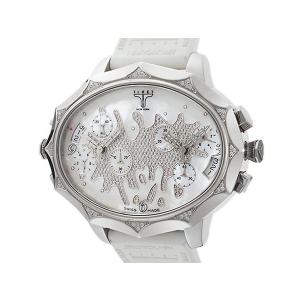 ディオール クリス47 腕時計 D100-325 クオーツ ブラック文字盤 アルミ